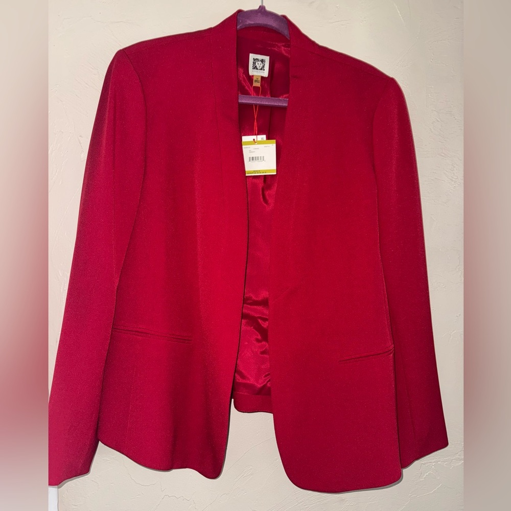 Anne Klein Ruby Red Blazer